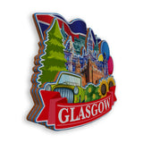 Refrigerator Magnet for Glasgow UK  1446