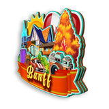 Refrigerator Magnet for Banff Canada  1866