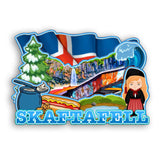 Refrigerator Magnet for Skaftafell Iceland  2259
