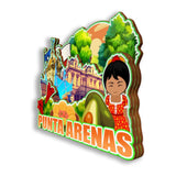 Refrigerator Magnet for Punta Arenas Chile  2845