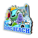 Магнит на холодильник для Лонг-Бич, Вашингтон, США, 906