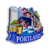 Refrigerator Magnet for Portland Maine USA  965