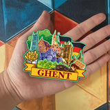 Refrigerator Magnet for Ghent Belgium  2007