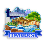 Refrigerator Magnet for Beaufort South Carolina USA  1134