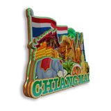 Refrigerator Magnet for Chiang Mai Thailand  2786