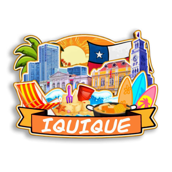 Refrigerator Magnet for Iquique Chile  2846