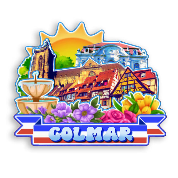 Refrigerator Magnet for Colmar France  1358