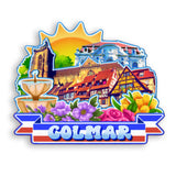 Refrigerator Magnet for Colmar France  1358