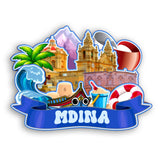 Refrigerator Magnet for Mdina Malta  2303