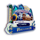 Магнит на холодильник для Хэгана, Хэйлунцзян, Китай 613