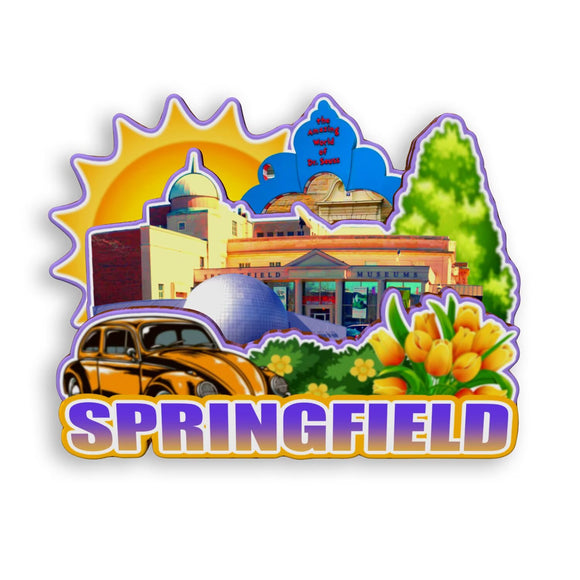 Refrigerator Magnet for Springfield Massachusetts USA  982