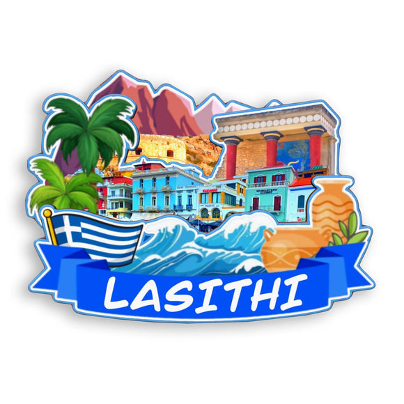 Refrigerator Magnet for Lasithi Greece  1785