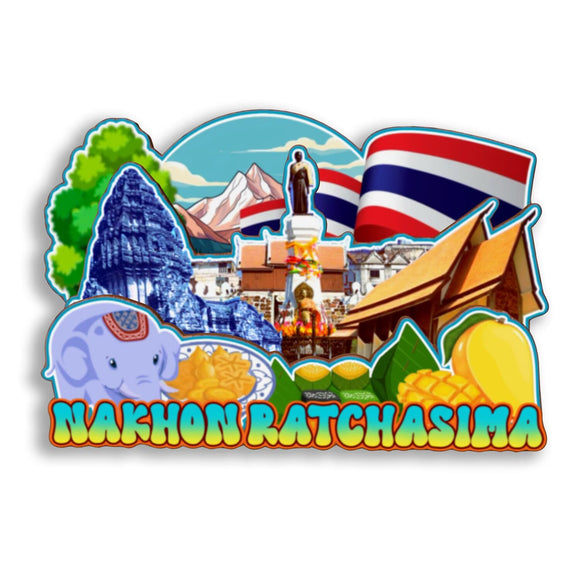 Refrigerator Magnet for Nakhon Ratchasima Thailand  2810
