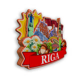 Kühlschrankmagnet für Riga, Lettland 2487