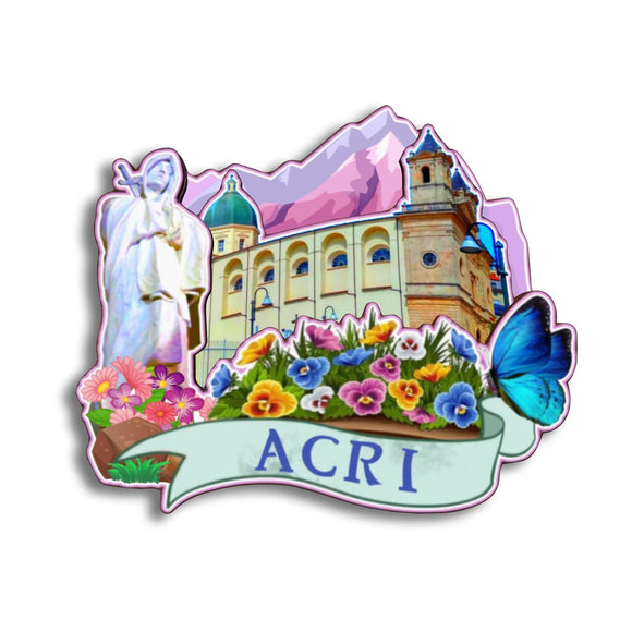 Refrigerator Magnet for Acri Calabria Italy  92
