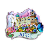 Refrigerator Magnet for Acri Calabria Italy  92