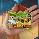Refrigerator Magnet for Trakai Lithuania  2479
