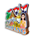 Refrigerator Magnet for Lampang Thailand  2808