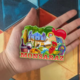 Kühlschrankmagnet für Monsaraz Portugal 1955