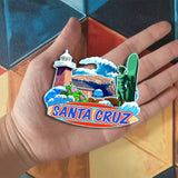 Kühlschrankmagnet für Santa Cruz, Kalifornien, USA 241