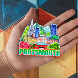 Refrigerator Magnet for Portsmouth New Hampshire USA  1049