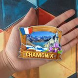 Refrigerator Magnet for Chamonix France  1322