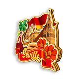 Refrigerator Magnet for Seville Spain  1379