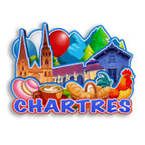 Refrigerator Magnet for Chartres France  2638