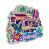 Refrigerator Magnet for Hechi, Guangxi, China  705