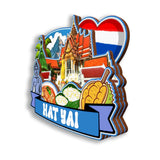 Refrigerator Magnet for Hat Yai Thailand  2807