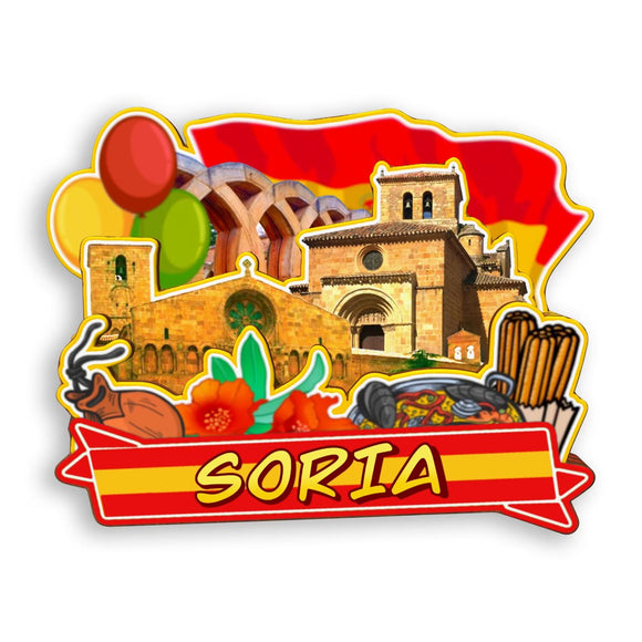 Refrigerator Magnet for Soria Spain  1513