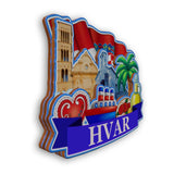 Kühlschrankmagnet für Hvar Kroatien 2216