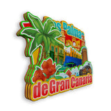 Refrigerator Magnet for Las Palmas de Gran Canaria Spain  1421