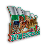 Магнит на холодильник Несебр Болгария 2446