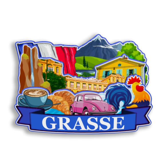 Refrigerator Magnet for Grasse France  2642