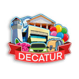 Kühlschrankmagnet für Decatur Alabama USA 361