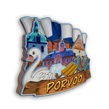 Refrigerator Magnet for Porvoo Finland  2336
