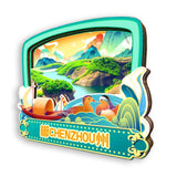 Kühlschrankmagnet für Chenzhou, Hunan, China 638