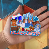 Refrigerator Magnet for Vladimir Russia  2550