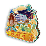 Refrigerator Magnet for Wuwei, Gansu, China  820