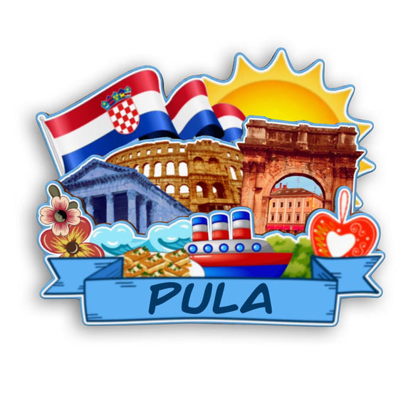 Kühlschrankmagnet für Pula Kroatien 2222