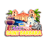 Refrigerator Magnet for Santa Barbara California USA  250