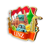 Kühlschrankmagnet für Linz Österreich 1589
