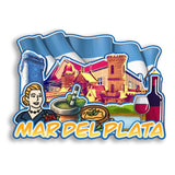 Refrigerator Magnet for Mar Del Plata Argentina  2832