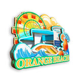 Kühlschrankmagnet für Orange Beach Alabama USA 377