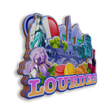 Refrigerator Magnet for Lourdes France  2586