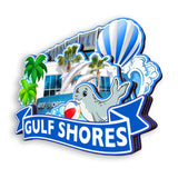 Kühlschrankmagnet für Gulf Shores Alabama USA 355