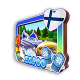 Refrigerator Magnet for Espoo Finland  2346