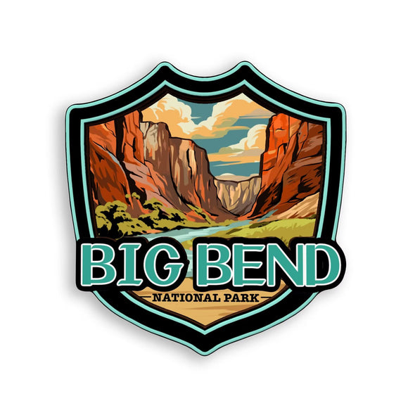 Kühlschrankmagnet für Big Bend Nationalpark Texas USA 394