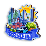 Refrigerator Magnet for Jersey City New Jersey USA  1054